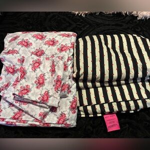 2 Betsey Johnson Full size sheet sets!!